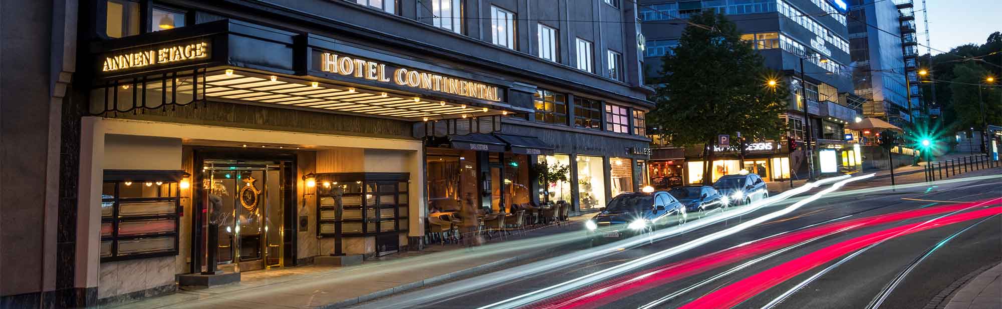 Beliggenhet til Hotel Continental